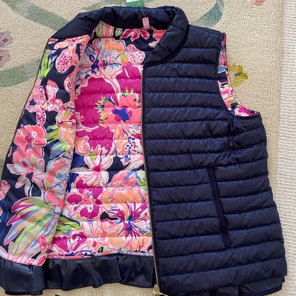 Lilly Pulitzer Navy Vest